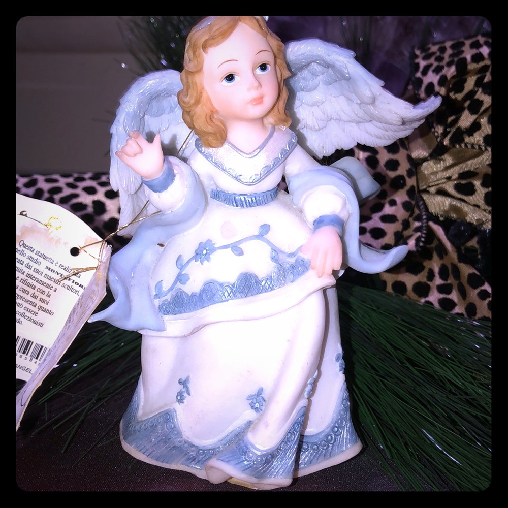 PORCELAIN ANGEL BY MONTEFIORI. NICE